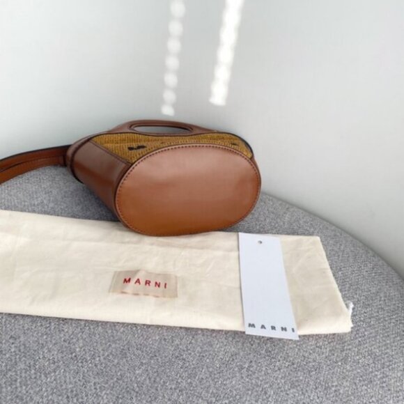 Marni Polished Straw Mini Handbag - Picture 8 of 8